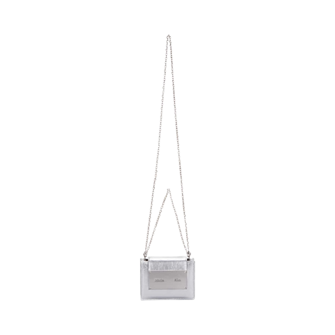 마뗑킴 아코디언 미니백 실버(Matin Kim Accordion Mini Bag Silver)