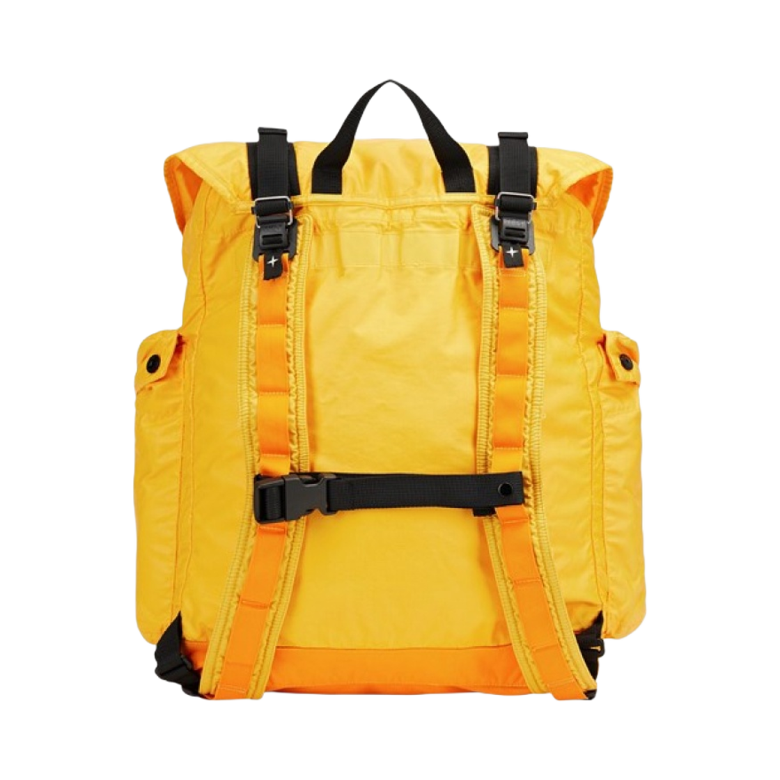 스톤 아일랜드 90370 무솔라 고마타 캔버스 가먼트 다이드 백팩 옐로우 - 22SS(Stone Island 90370 Mussola Gommata Canvas Garment Dyed Backpack Yellow - 22SS) - 3