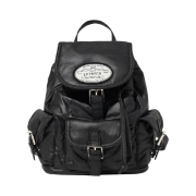 LOTS YOU Nostalgia Chubby Backpack Black