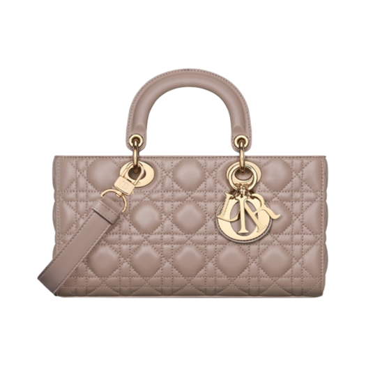 Dior Medium Lady D-Joy Bag Warm Taupe