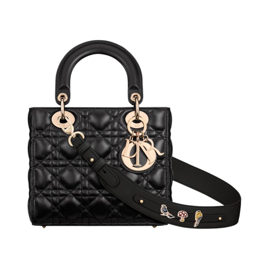 디올 스몰 레이디백 마이 ABC디올 백 까나쥬 램스킨 블랙(Dior Small Lady Bag My ABCDior Cannage Lambskin Black)
