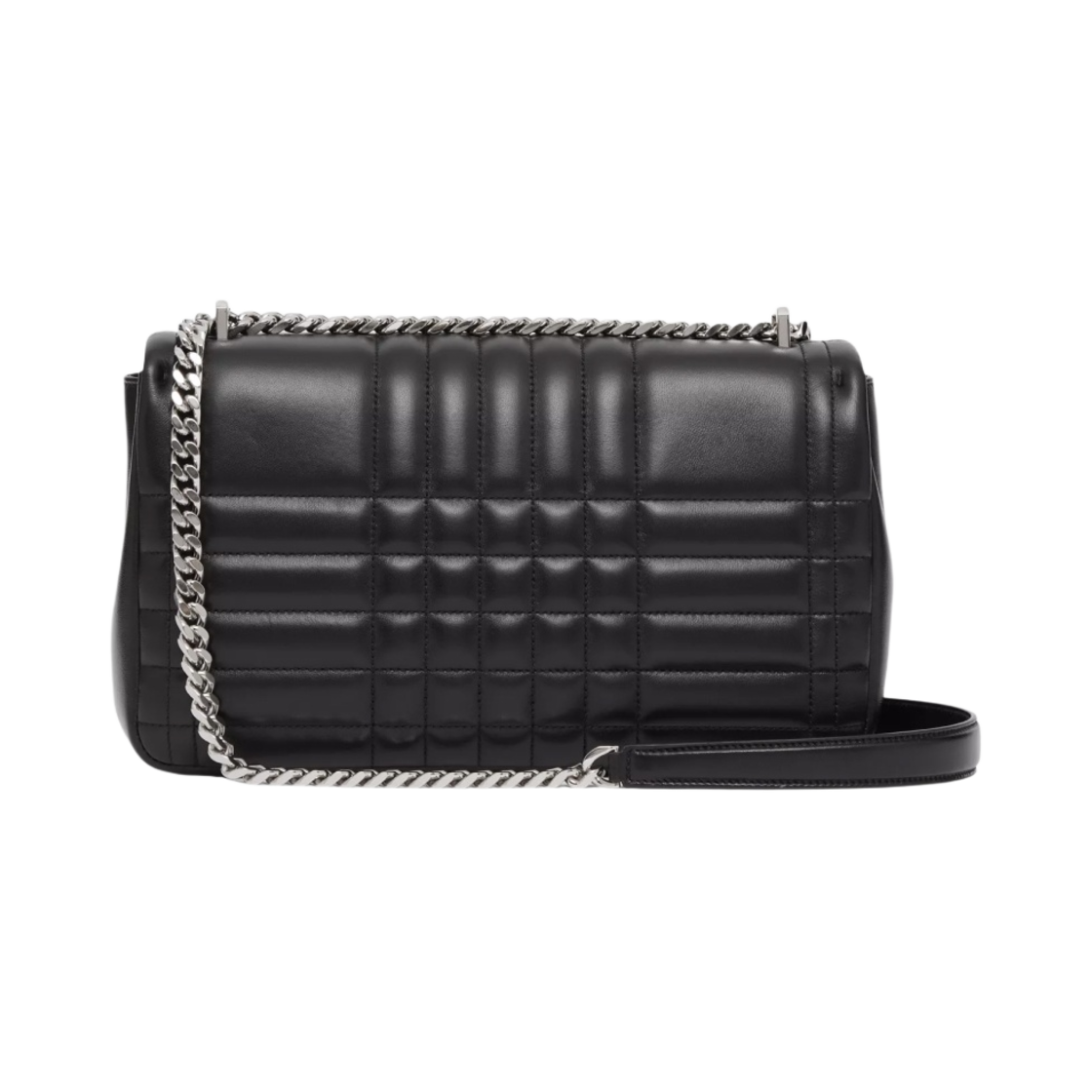 버버리 미디움 퀼팅 램스킨 롤라백 블랙 실버(Burberry Medium Quilted Lambskin Lola Bag Black Silver) - 3