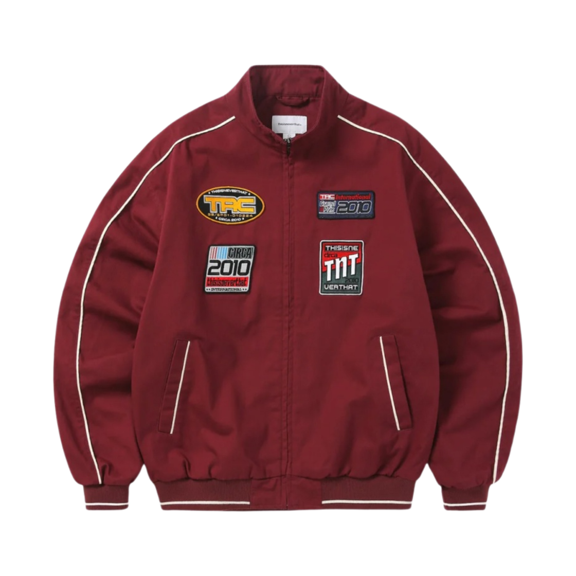 디스이즈네버댓 TRC 레이싱 자켓 레드 | Thisisneverthat | KREAM