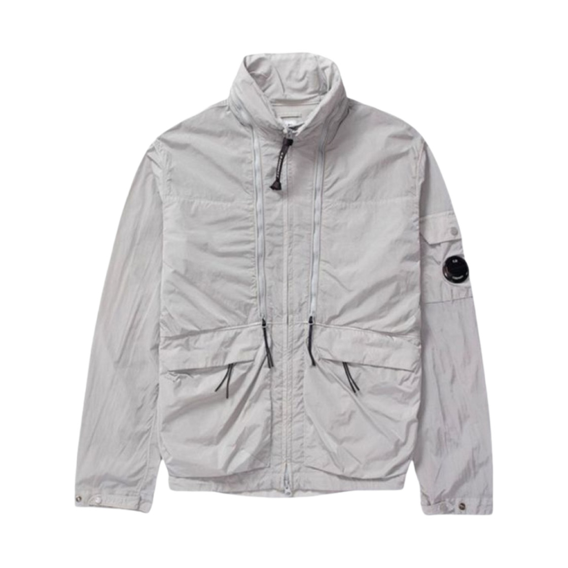 C.P. 컴퍼니 크롬 R 미디움 자켓 드리즐 그레이 - 24SS(C.P. Company Chrome R Medium Jacket Drizzle Grey - 24SS)