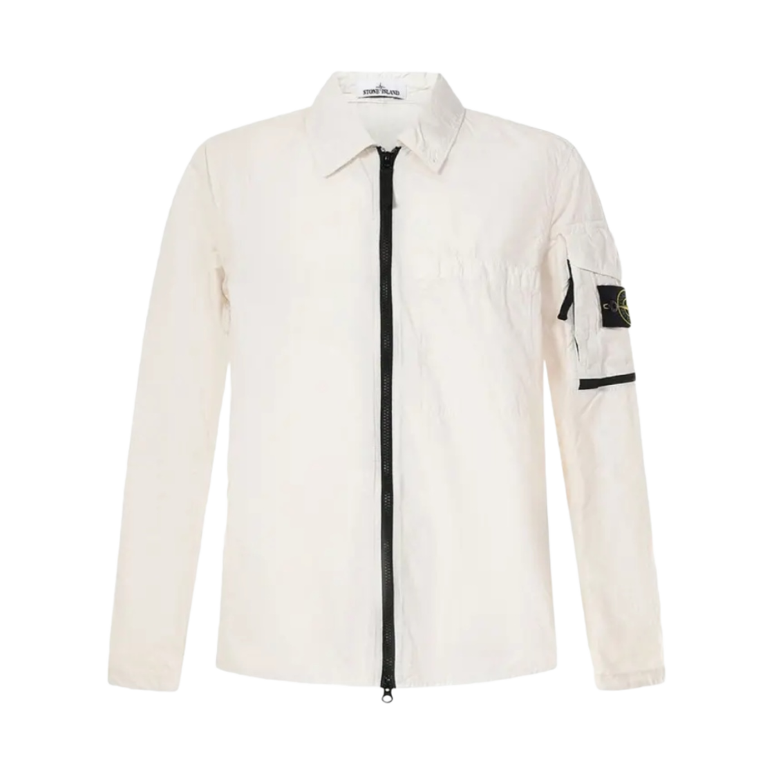스톤 아일랜드 10502 나슬란 라이트 가먼트 다이드 오버셔츠 아이스 - 22SS(Stone Island 10502 Naslan Light Garment Dyed Overshirt Ice - 22SS) - 1
