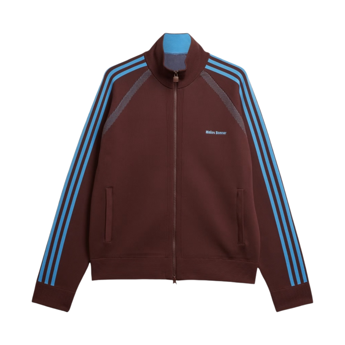 아디다스 x 웨일스 보너 스테이트먼트 니트 트랙탑 미스테리 브라운 - KR 사이즈(Adidas x Wales Bonner Statement Knit Track Top Mystery Brown - KR Sizing)