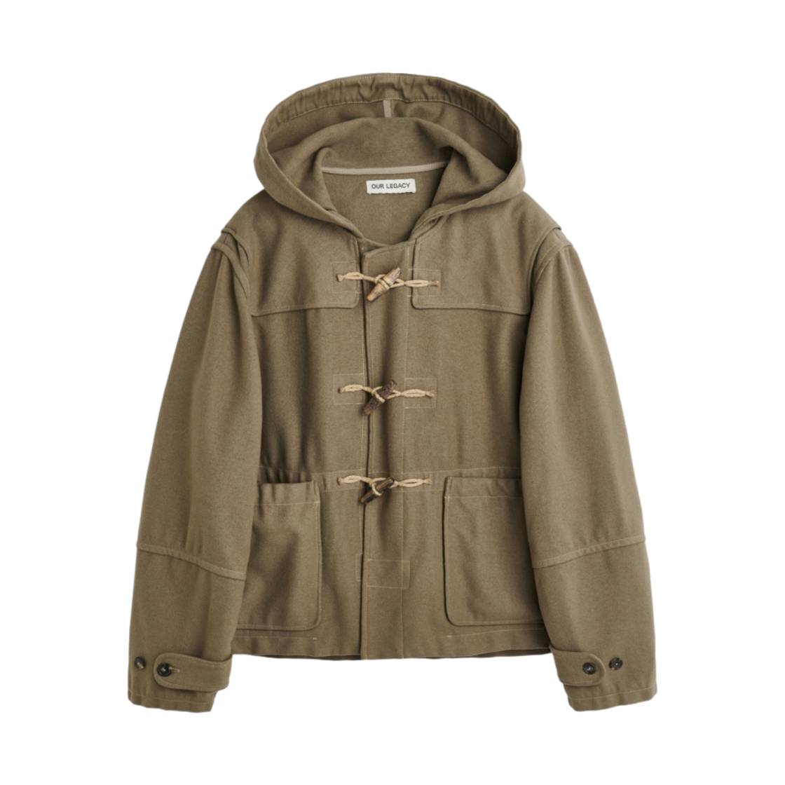 아워레가시 배스 울 크롭 더플 피폴(Our Legacy Bath Wool Cropped Duffel Peafowl)