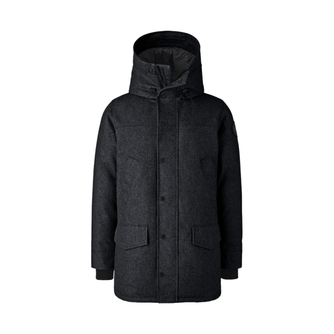 캐나다 구스 랭포드 파카 울 아틀란틱 네이비 멜란지(Canada Goose Langford Parka Wool Atlantic Navy Melange) - 1