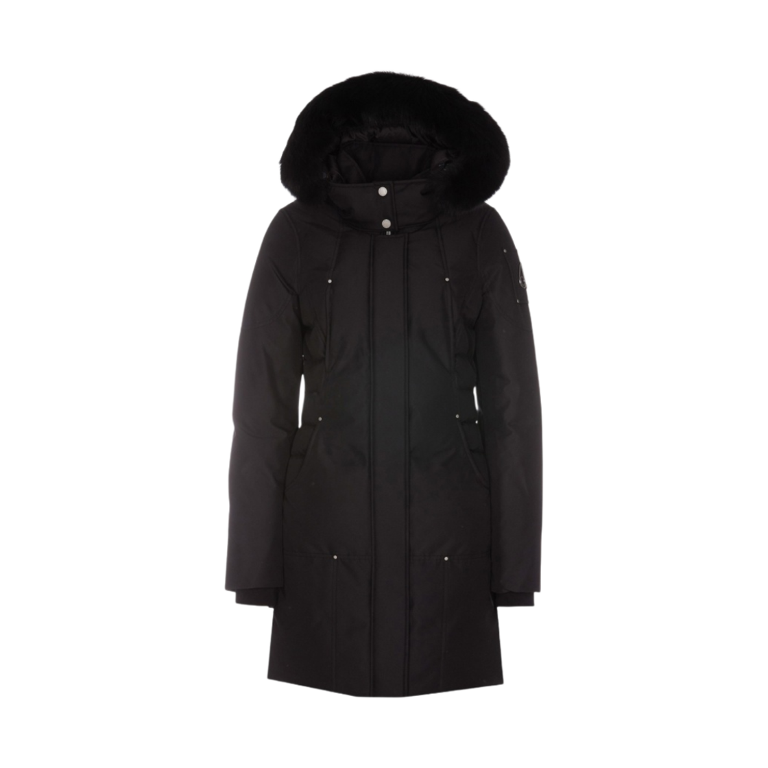 (W) 무스너클 클라우드 파카 블랙 폭스 퍼 블랙((W) Moose Knuckles Cloud Parka Black Fox Fur Black) - 1