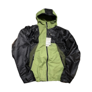 Undermycar Jaebae Gashutein 6 Black Arm Multi Zip Windbreaker Greenery - 24SS