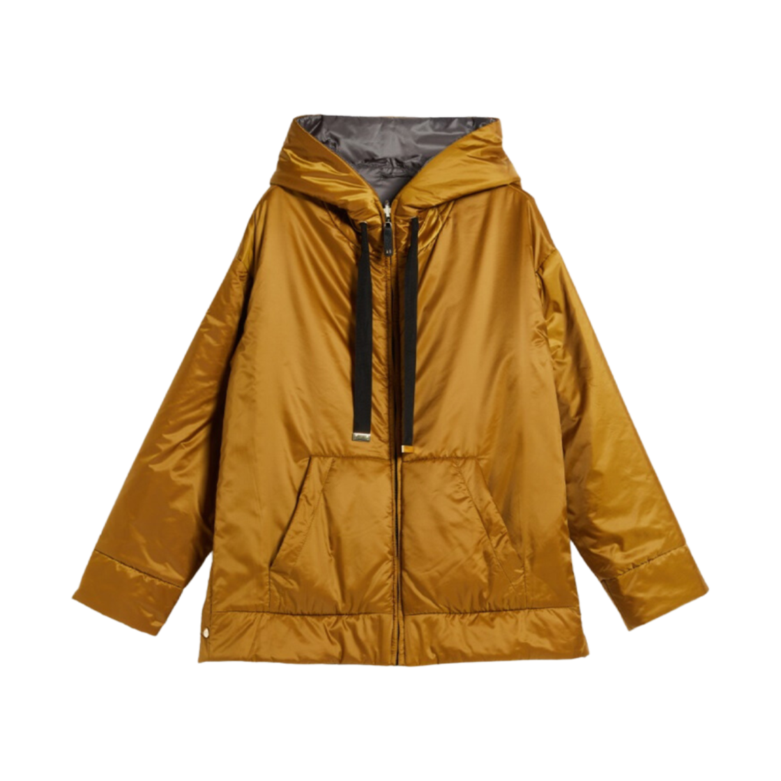 DALI-048 (W) Max Mara The Cube Dali Reversible Water-Repellent Canvas Jacket Ochre