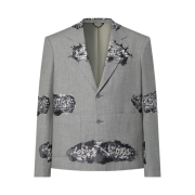 Louis Vuitton LV Graffiti Summery Jacket Flecked Pearl Gray