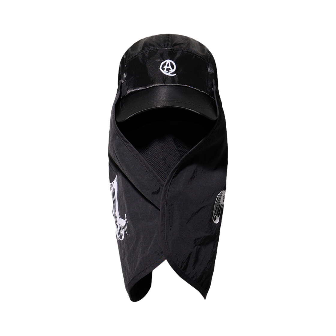 에이큐 롱 빌 더스트 캡 새틴 블랙(Aq Long Bill Dust Cap Satin Black)