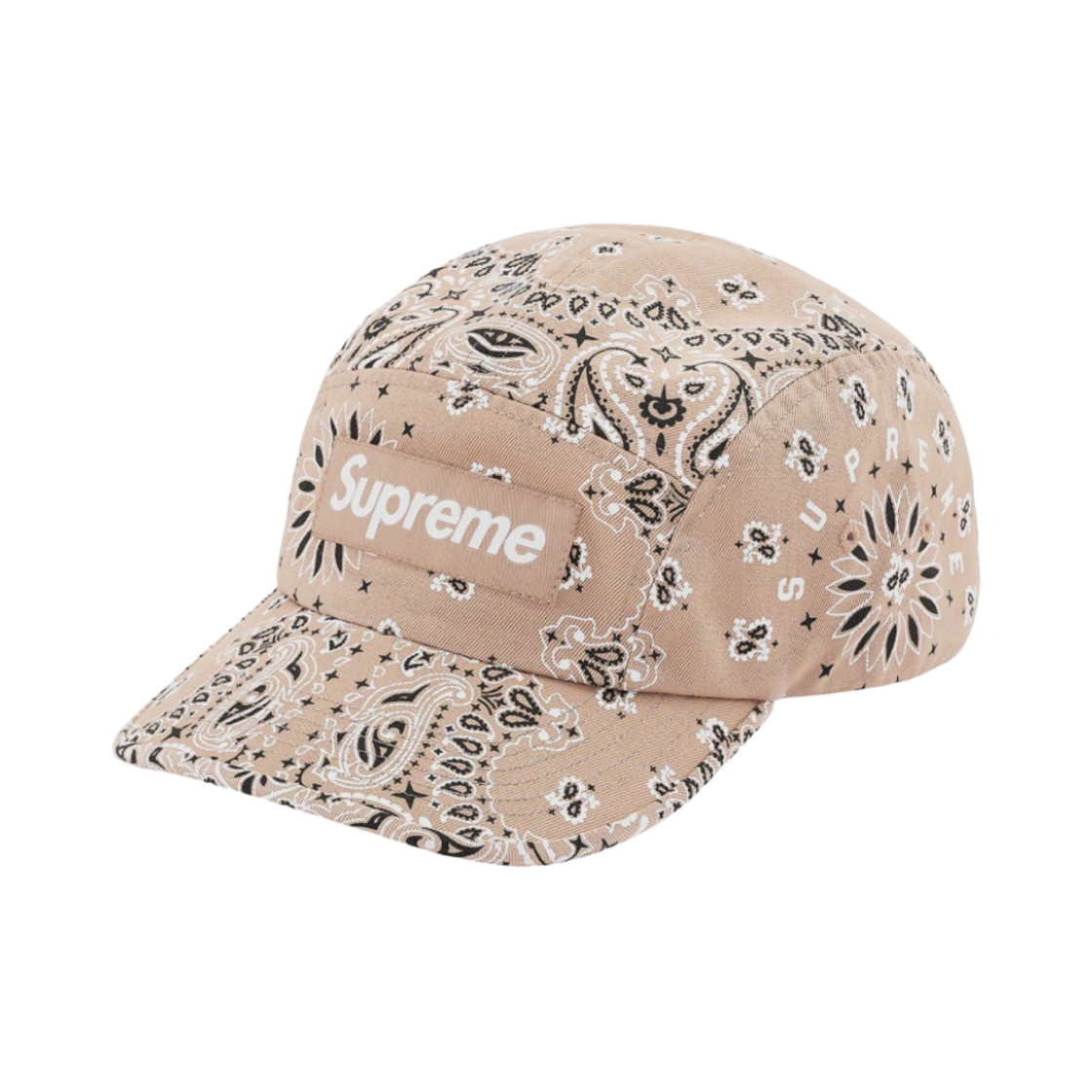 슈프림 반다나 캠프캡 탄 - 21SS(Supreme Bandana Camp Cap Tan - 21SS)