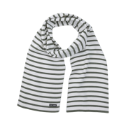 Saint James Duguay Scarf Blanc Algue