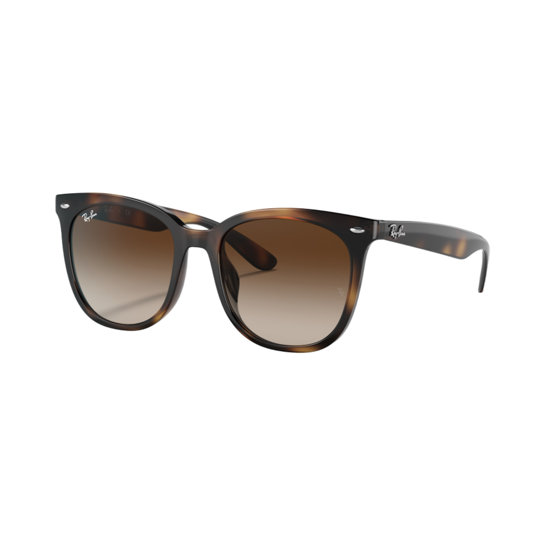 레이밴 RB4379D 폴리쉬드 하바나 프레임 브라운 그라디언트 렌즈 로우 브릿지 핏(Ray-Ban RB4379D Polished Havana Frame Brown Gradient Lenses Low Bridge Fit) - 1