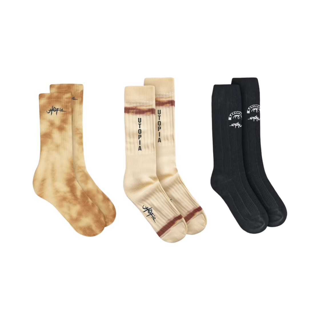 트래비스 스캇 유토피아 삭스 (3개입)(Travis Scott Utopia Socks (3 Pack))