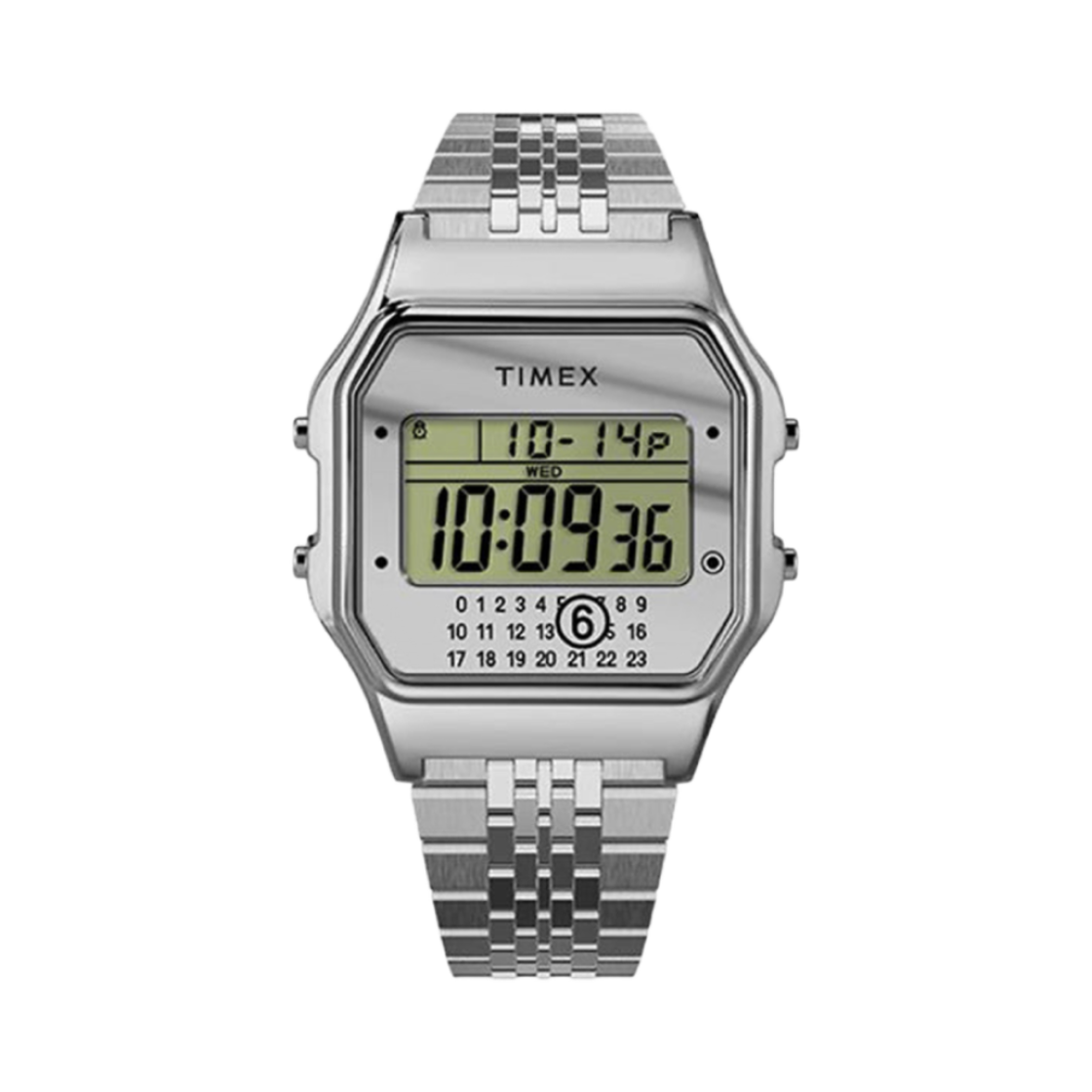 TWG065600/TW2W81200 Timex x MM6 Maison Margiela T80 Gift Set w/ Extra Bracelet Stainless Steel