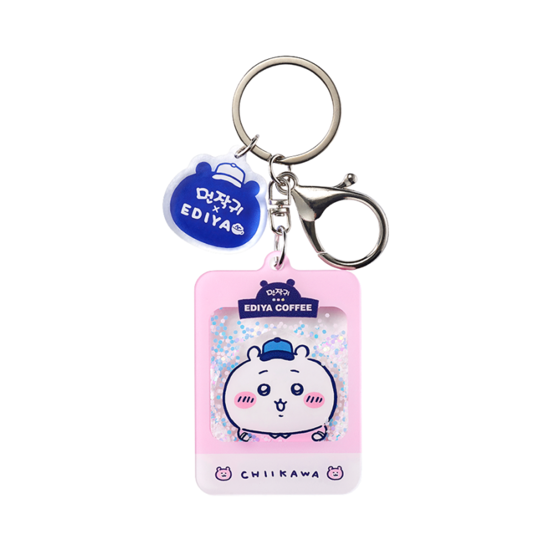 - Ediya x Chiikawa Chiikawa Employee ID Card Water Ball Keyring