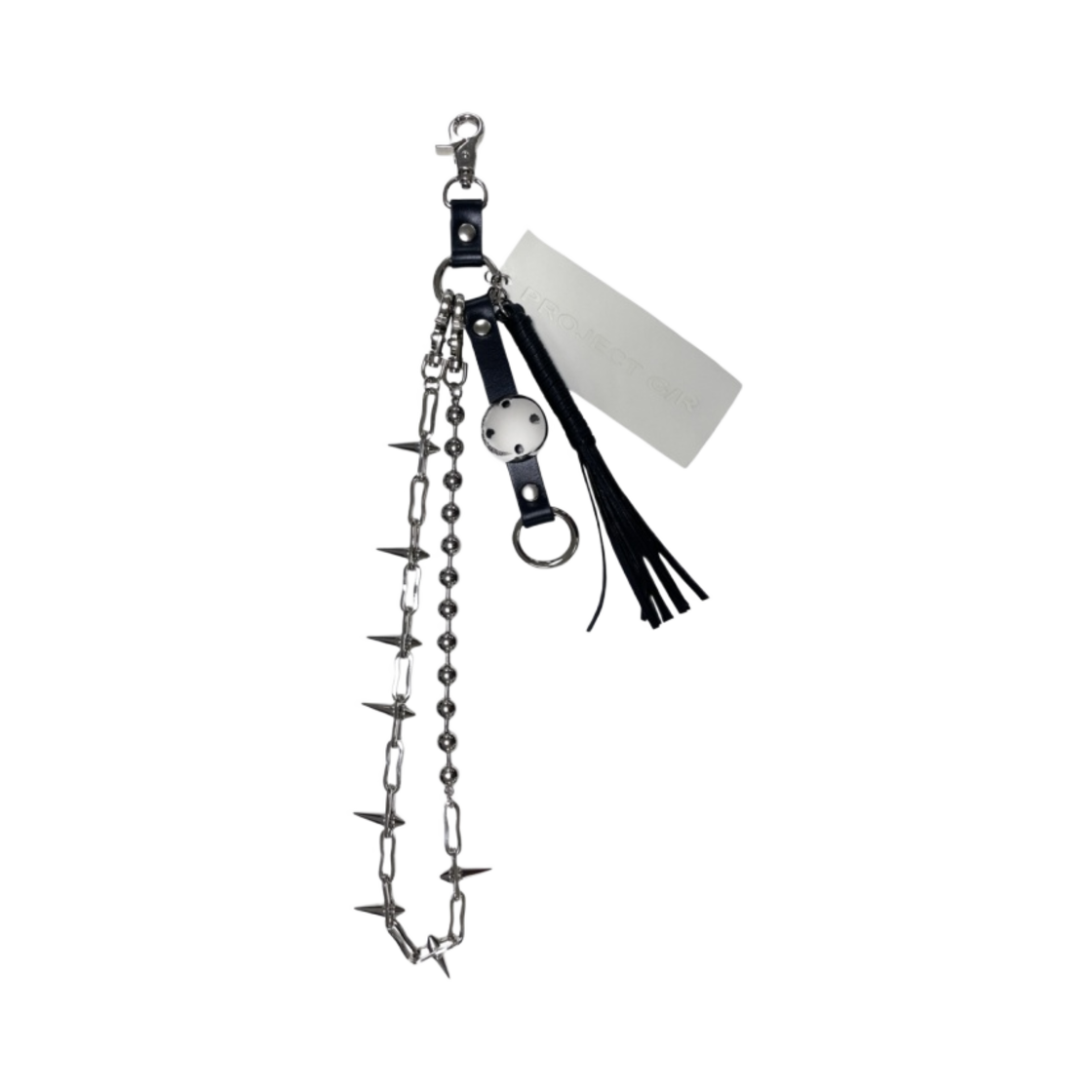 - Project G/R x MFM333. BDSM Gag Ball Key Chain Silver