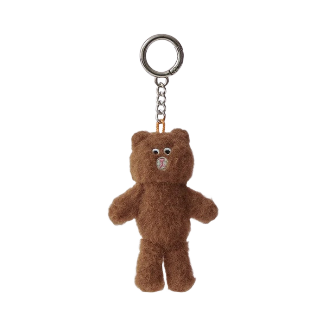 모남희 브남희 미니 플러시 키링 브라운(Monamhee Beunamhee Mini Plush Keyring Brown)