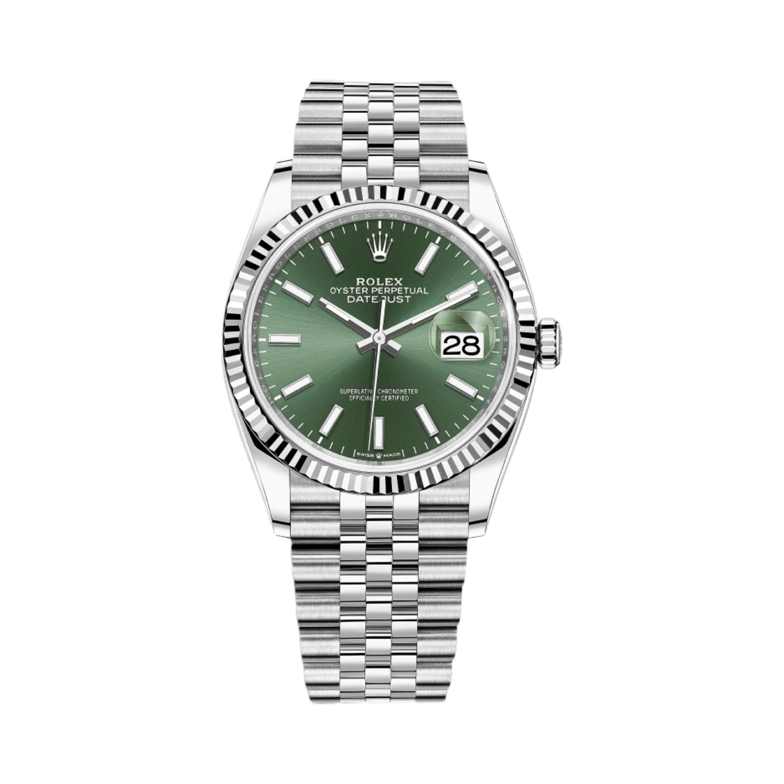 126234 Rolex Datejust 36mm 126234 Mint Green Jubilee - 대표 이미지 #1