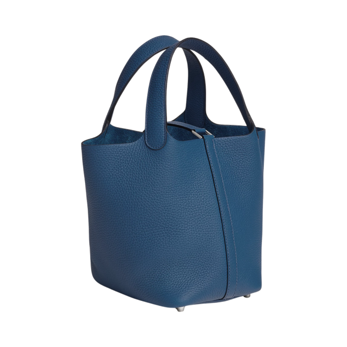 에르메스 피코탄 락 18 백 클레망스 & 팔라듐 하드웨어 블루 타이(Hermes Picotin Lock 18 Bag Clemence & Palladium Bleu Tie) - 3