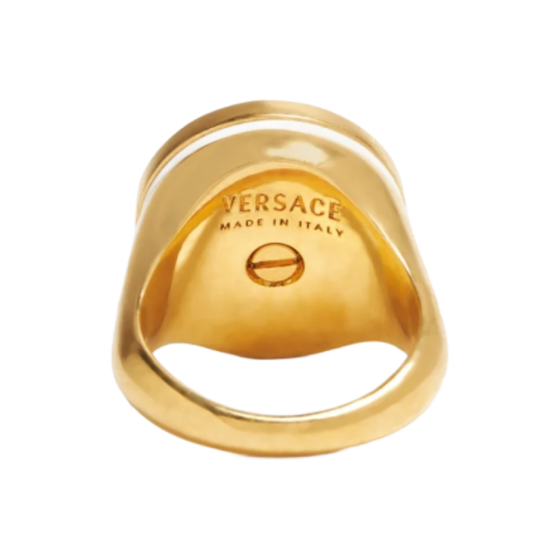 베르사체 에나멜 메두사 링 화이트 골드(Versace Enamel Medusa Ring White Gold) - 2
