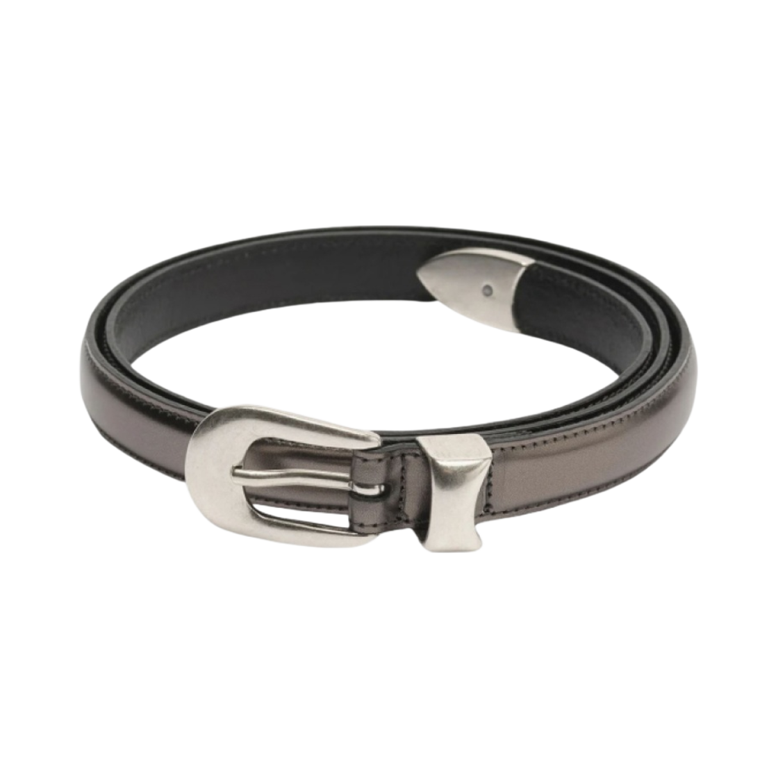 아워레가시 벨트 2cm 레더 쉐도우 크롬(Our Legacy Belt 2cm Leather Shadow Chrome)