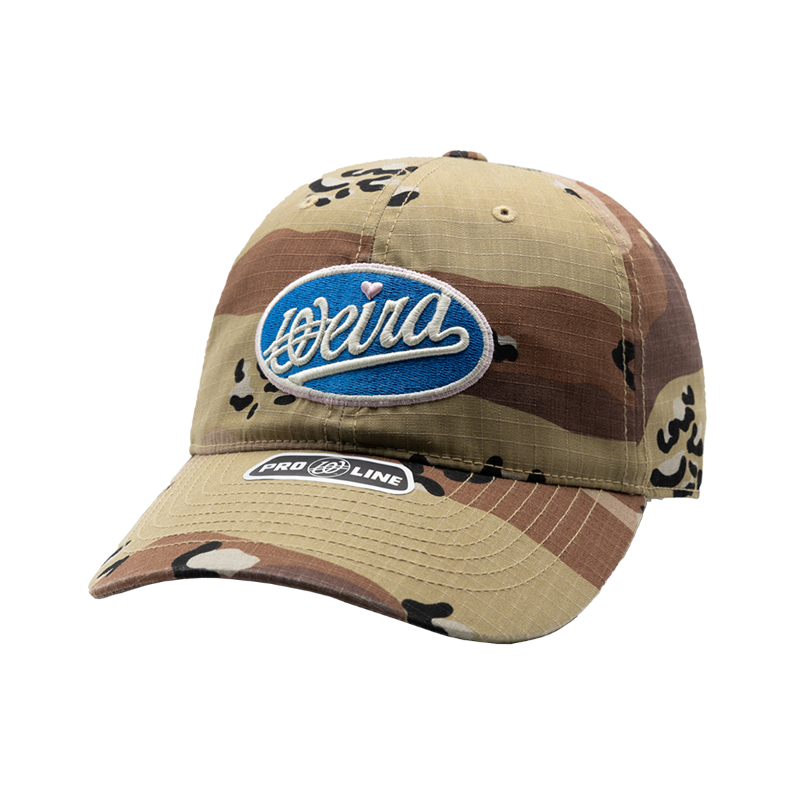 W251AAC10-BEI Weird world Desert Camo Circle Logo Wappen Ball Cap Beige