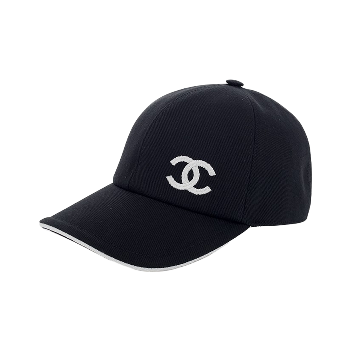 未使用に近い　現行　シャネル CHANEL クルーズ ロゴ キャップ 샤넬 24C 자수 CC로고 볼캡 블랙/코랄 | Chanel Vintage | KREAM