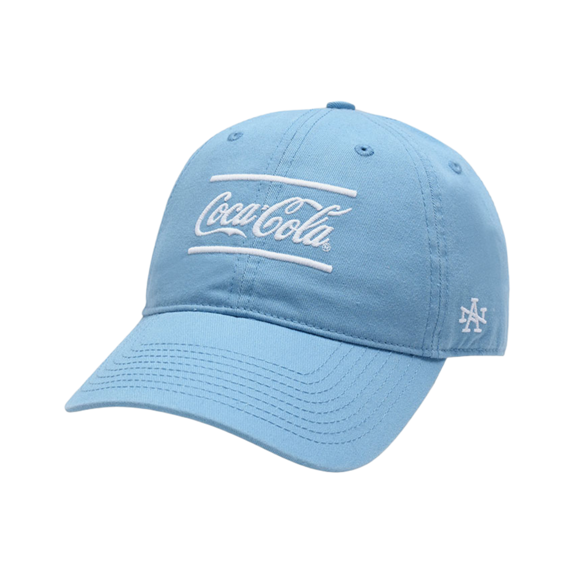 아메리칸 니들 코카콜라 어반 로고 볼파크 캡 라이트 블루(American Needle Coca-Cola Urban Logo Ballpark Cap Light Blue)