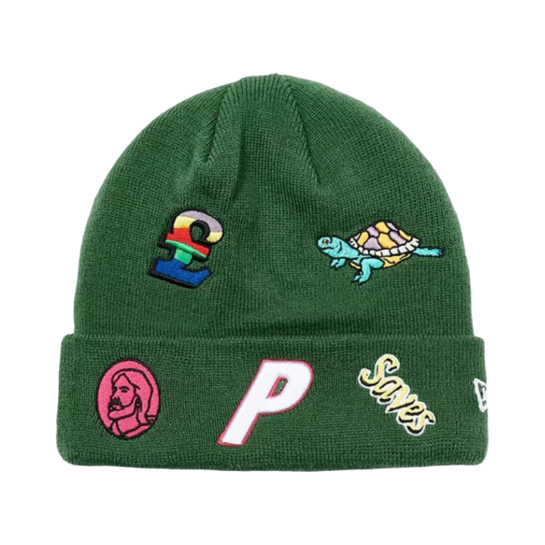 팔라스 뉴에라 지저스 비니 그린 - 22FW(Palace New Era Jesus Beanie Green - 22FW) - 1