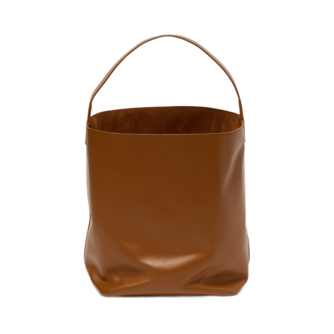 A25SB02AE Auralee Leather Shoulder Bag Made By Aeta Brown
