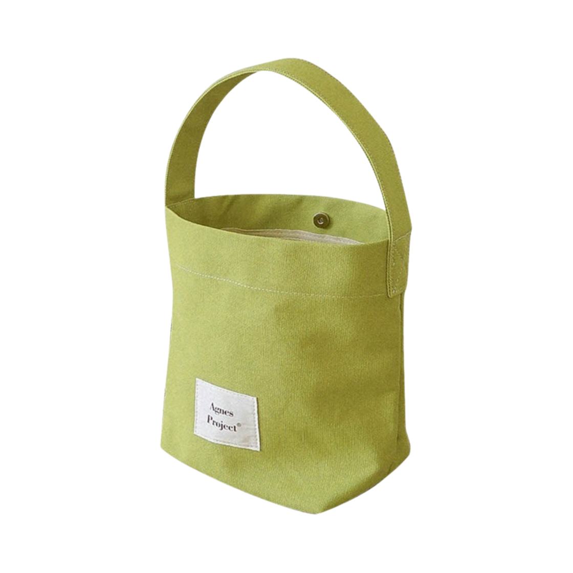 AP-P000000U Agnes Project Peanut Tote Bag Apple Green