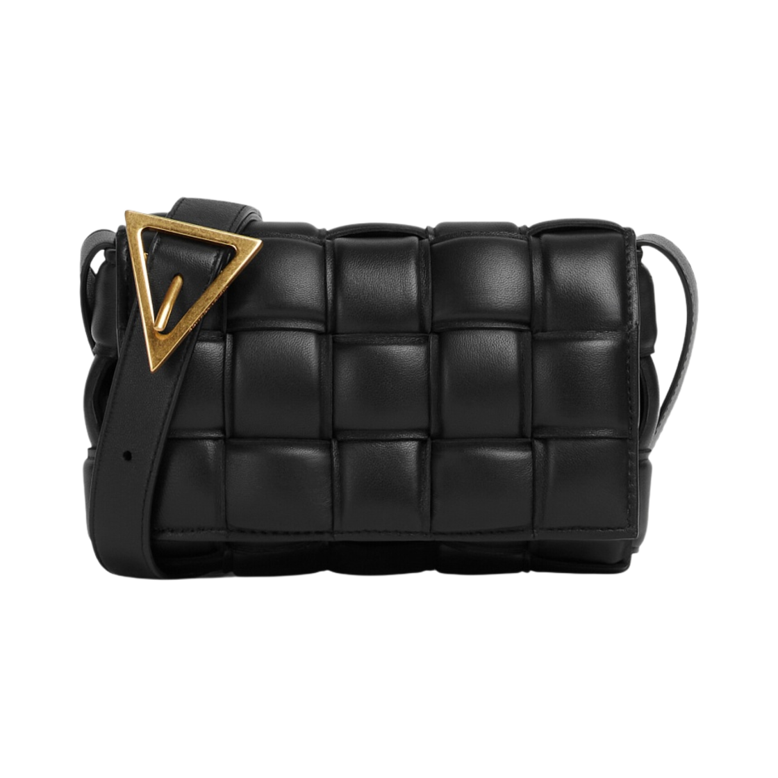 보테가 베네타 스몰 패딩 레더 카세트백 블랙(Bottega Veneta Small Padded Leather Cassette Black)