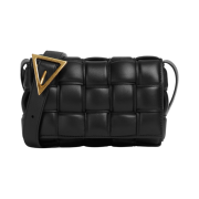 Bottega Veneta Small Padded Leather Cassette Black