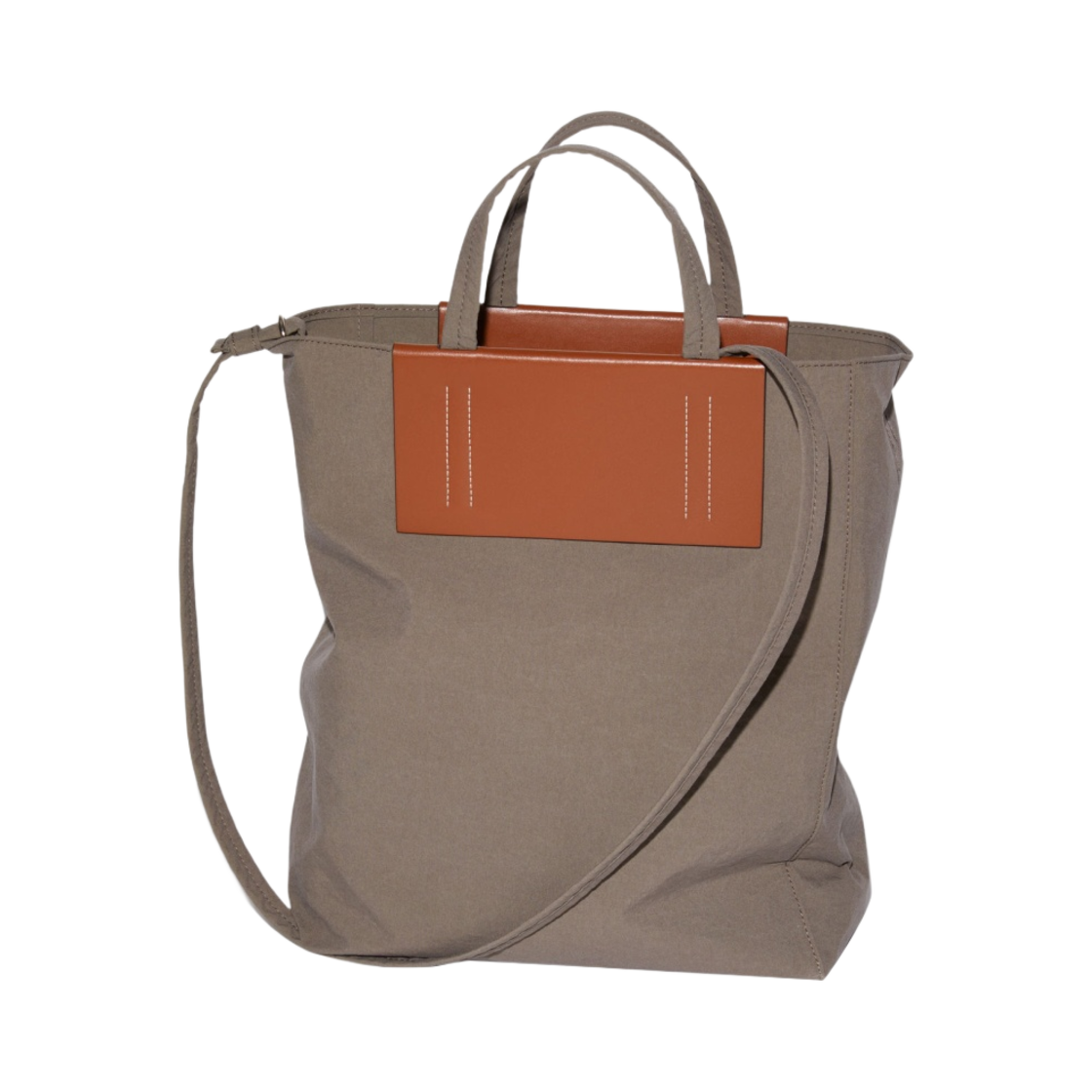 아크네 스튜디오 베이커 아웃 미디움 토트백 다크 브라운(Acne Studios Baker Out Medium Tote Bag Dark Brown) - 2