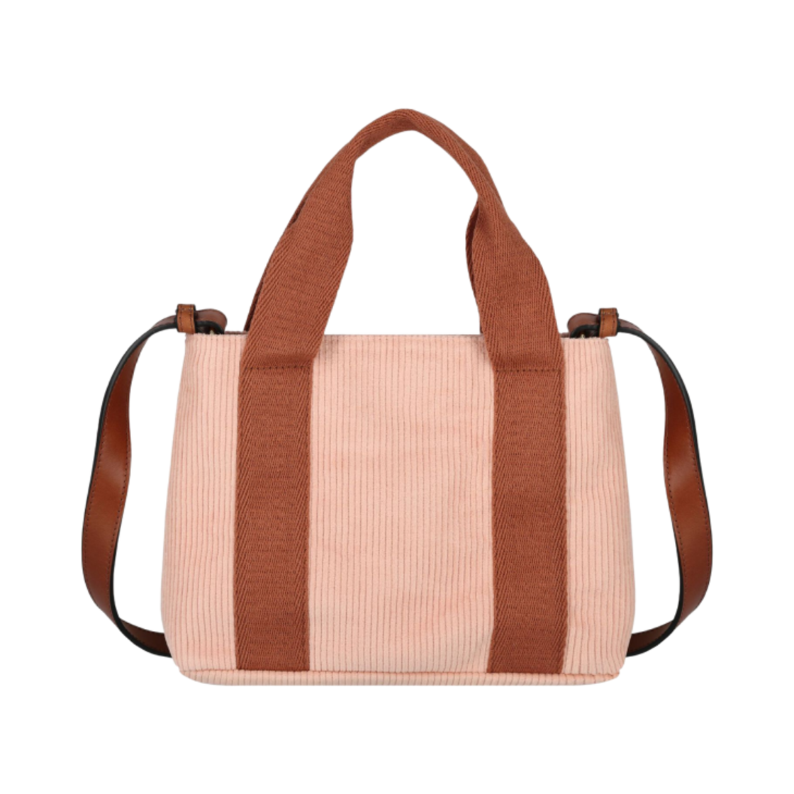 (키즈) 끌로에 로고 자수 핸드백 페일 핑크((Kids) Chloe Logo Embroidered Handbag Pale Pink) - 2