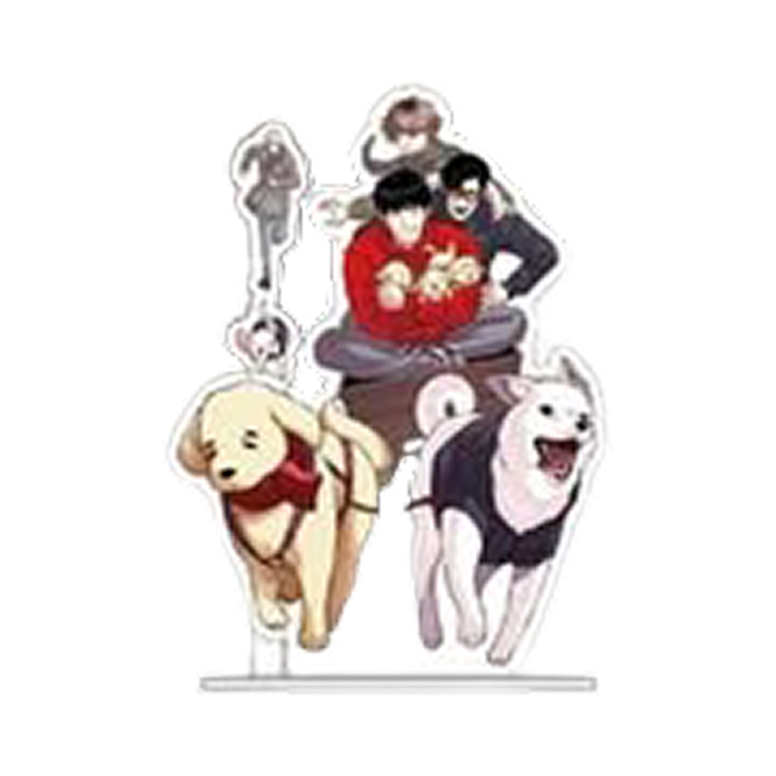 외모지상주의 종건 잡기 눈썰매 아크릴 스탠드(Lookism Catch Gun Snow Sled Acrylic Stand)