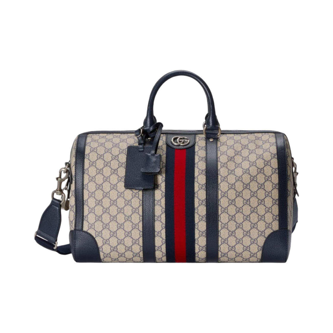 구찌 사보이 스몰 더플백 베이지 블루 GG 슈프림(Gucci Savoy Small Duffle Bag Beige Blue GG Supreme) - 1