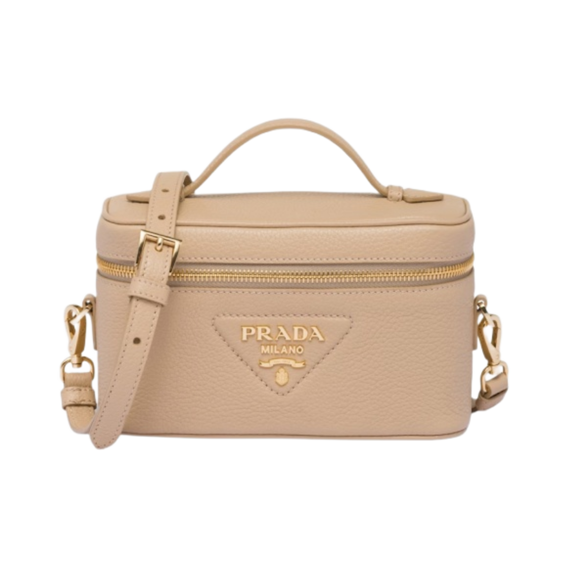 프라다 레더 미니백 샌드 베이지(Prada Leather Mini Bag Sand Beige) - 1