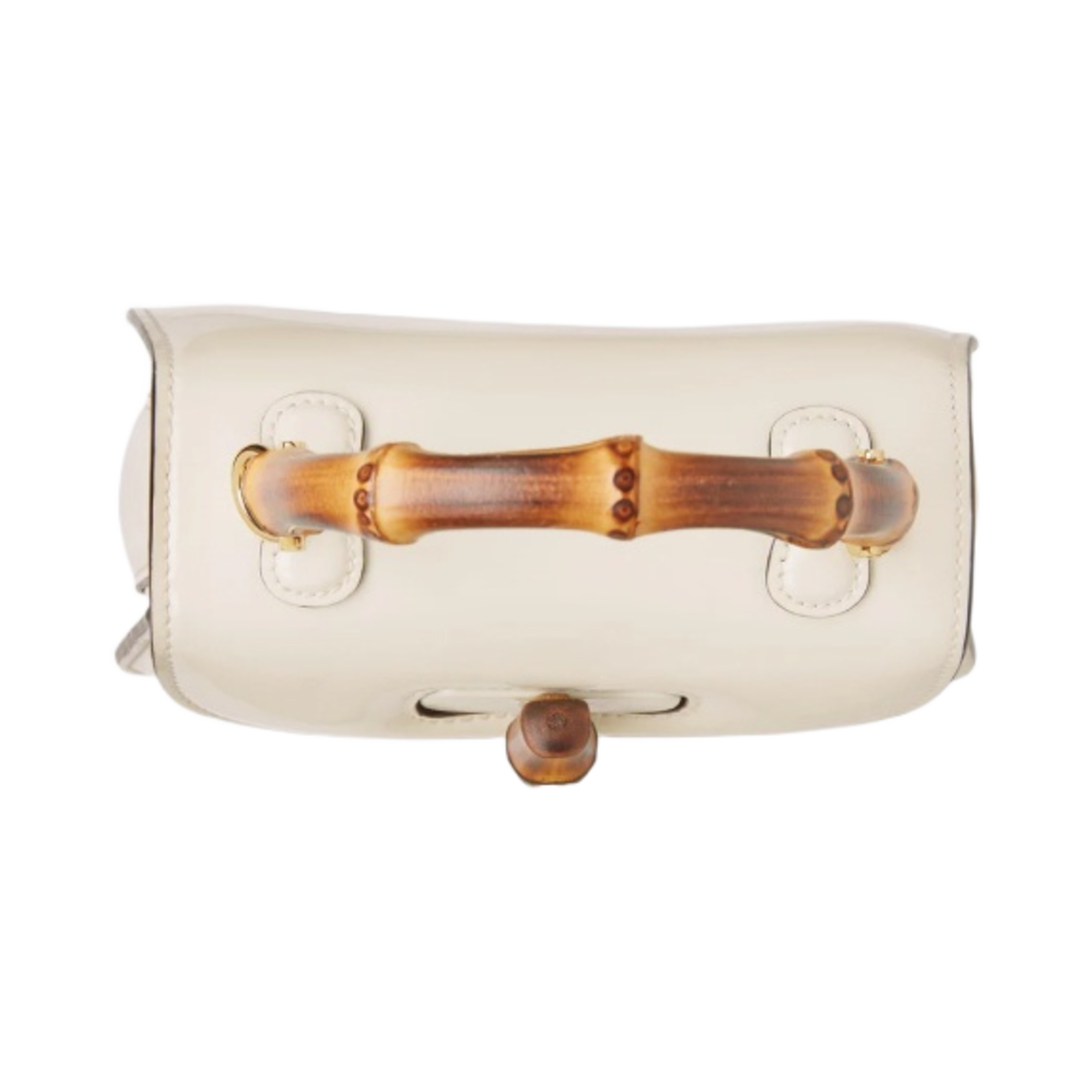 구찌 뱀부 1947 미니 탑 핸들백 화이트(Gucci Bamboo 1947 Mini Top Handle Bag White) - 4