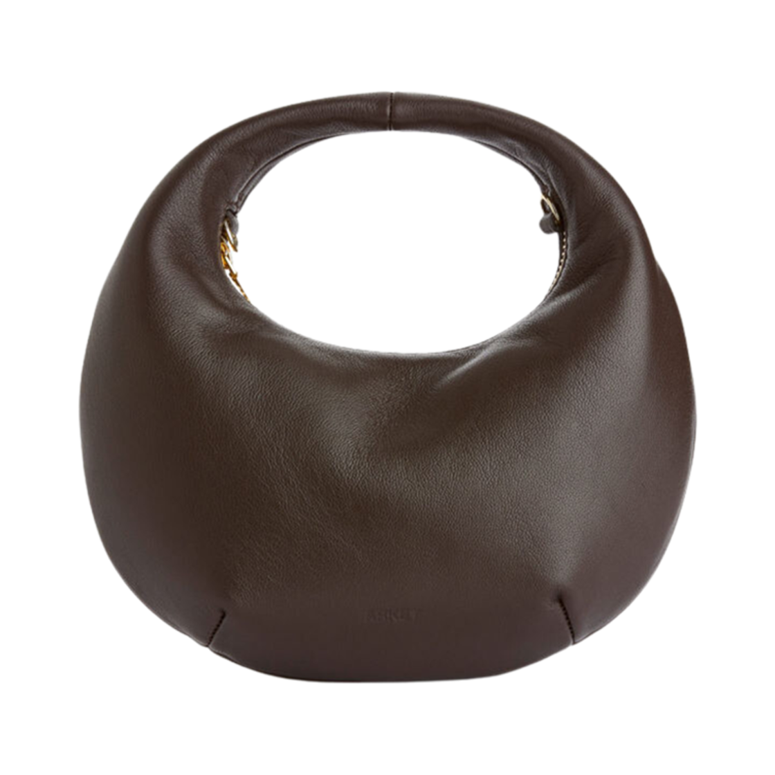 1229544-001 Arket Round Mini Bag Dark Brown