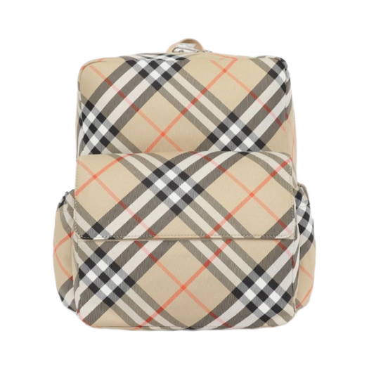 (Kids) Burberry Check Baby Backpack Archive Beige