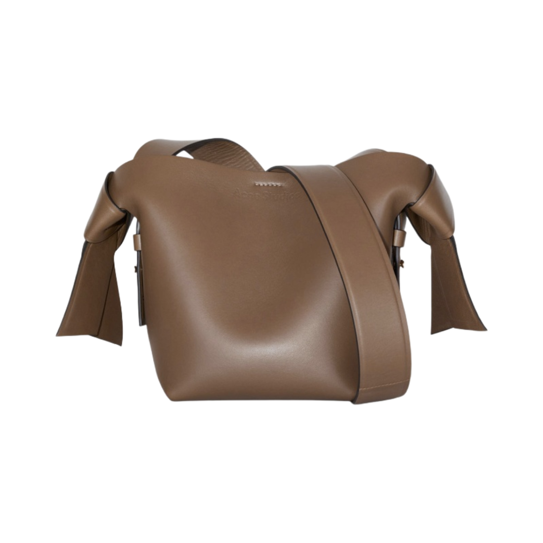 A10093-640 Acne Studios Musbi Mini Shoulder Bag Camel Brown