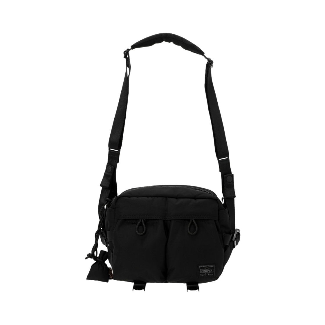 포터 센시즈 숄더 팩 블랙