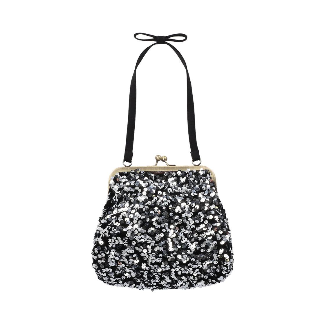 비비 오데트 글리터 백 블랙(Bibiy. Odette Glitter Bag Black)