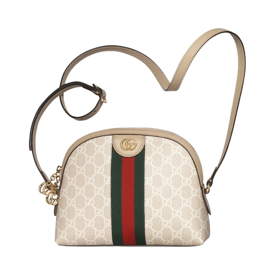 구찌 오피디아 GG 스몰 숄더백 베이지 화이트 캔버스(Gucci Ophidia GG Small Shoulder Bag Beige White Canvas) - 3