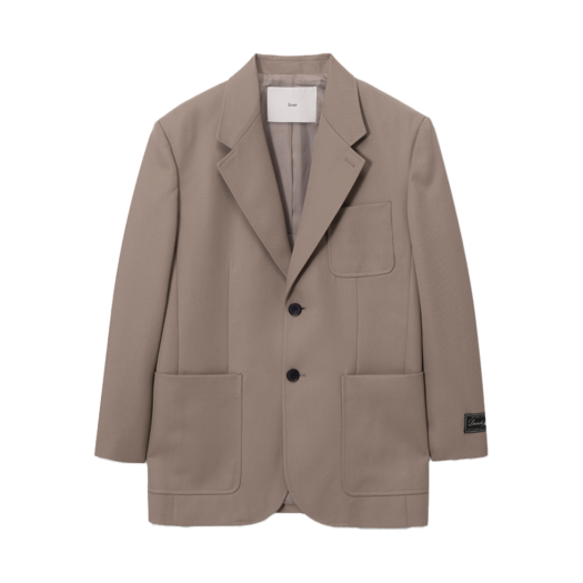 UDJA5A107I2 Dunst Unisex Oversized Wool Blazer Camel Beige